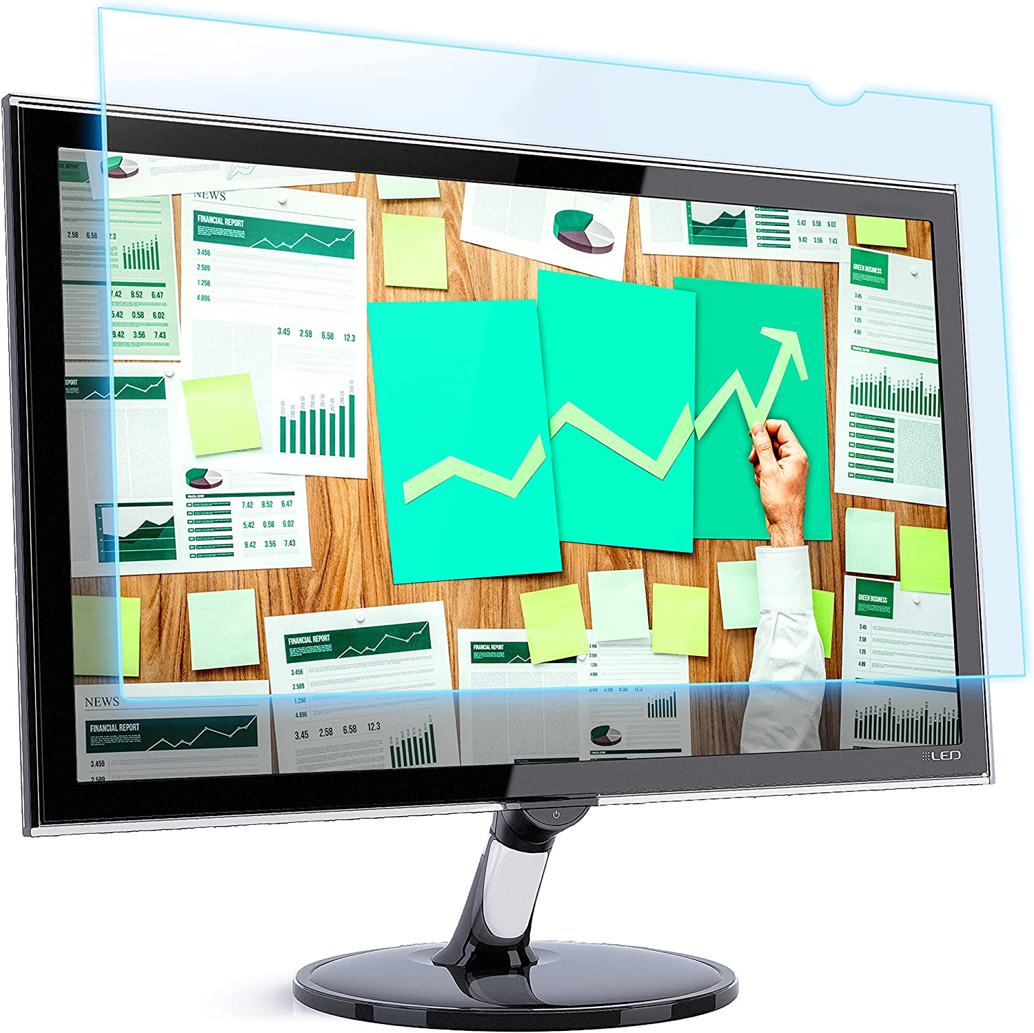 23.8" Monitor Anti-Glare Blue Light Blocking Screen, Aspect Ratio