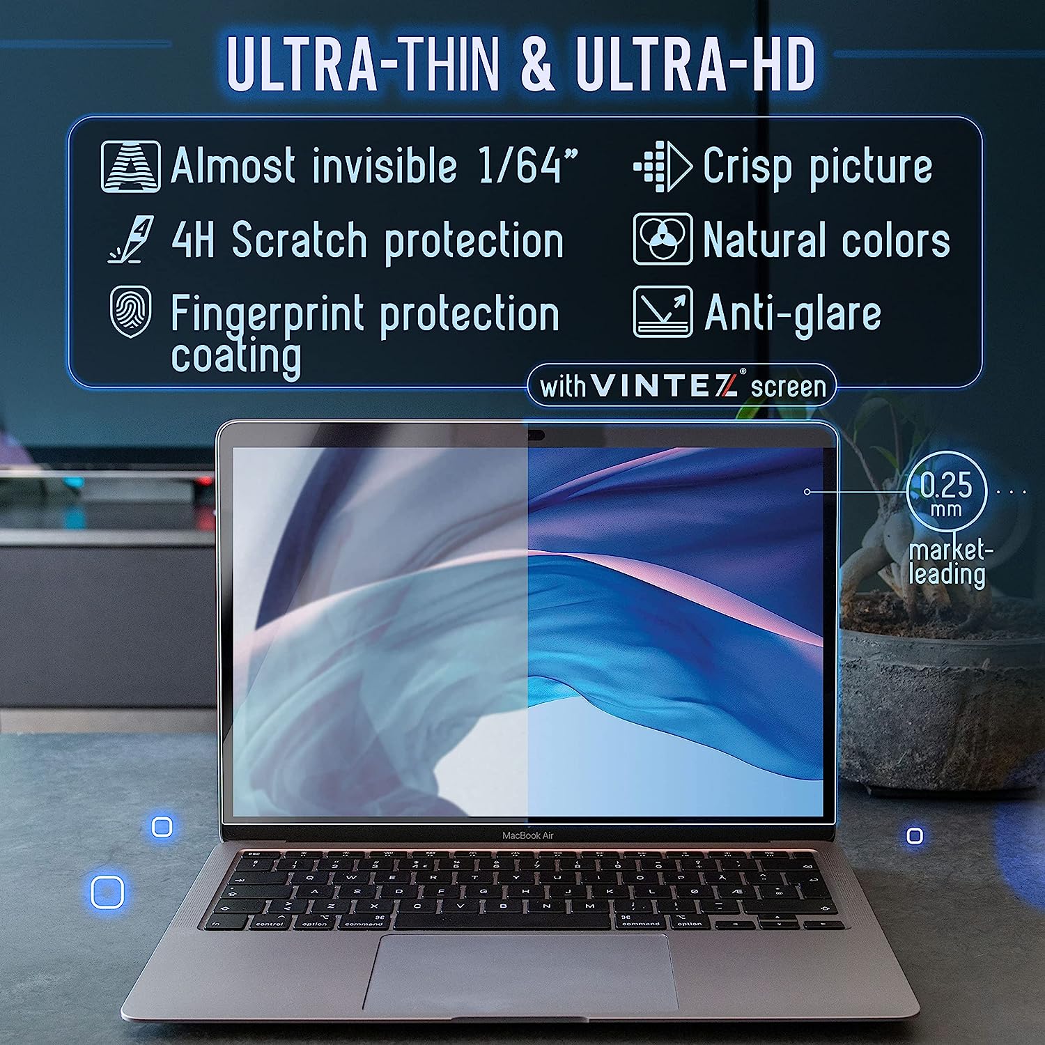 Magnetic Blue Light Screen for MacBook Pro 13 Inch