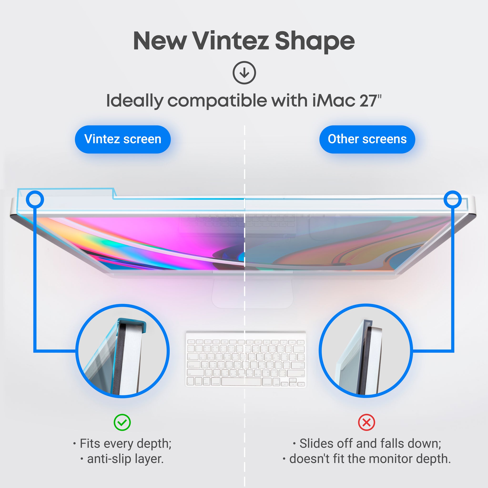 2012 Monitor Screen Blue Light Screen for iMac 27