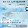 Removable Blue Light Screen for MacBook Air M2 A2681 13.6 Inch