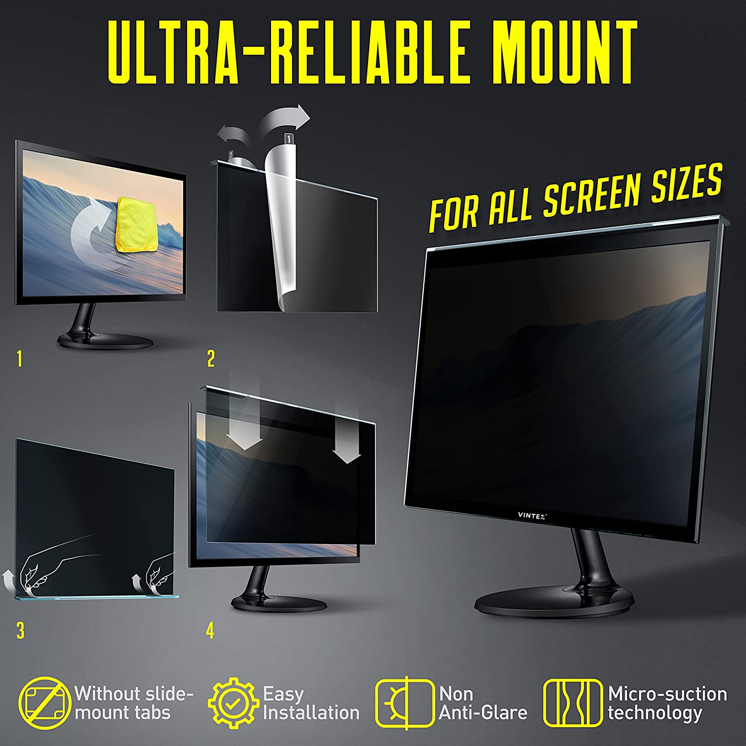 Monitor Privacy Extension Monitor Privacy Screen for iMac 27 Inch – Vintez Technologies